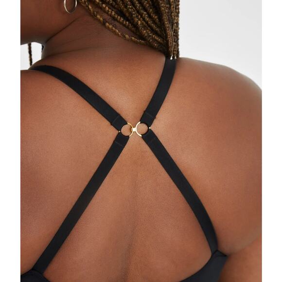 LIVELY All-Day No-Wire Push-Up Bra, Black, Ultra Soft, NWT, 34DDD - Picture 3 of 6